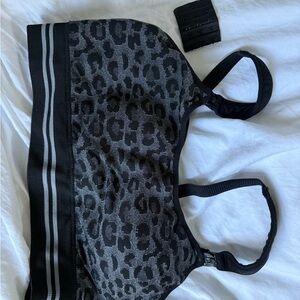 Momcozy Leopard Print Black Nursing Bra